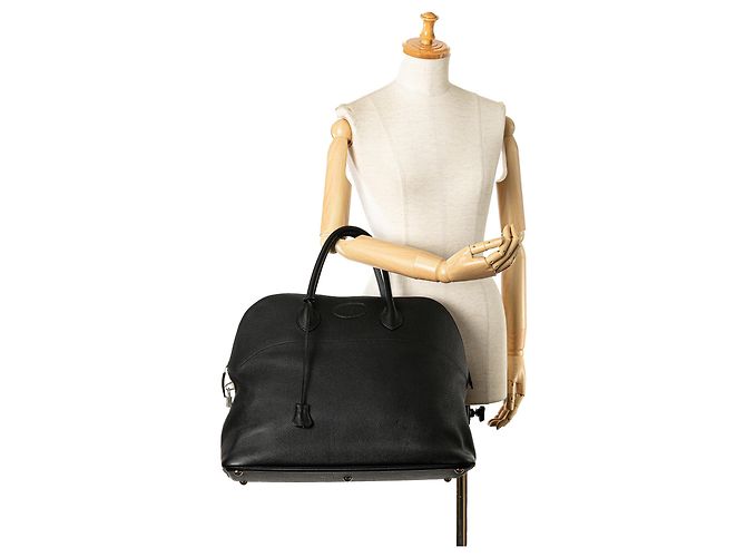 Bolide 45 in Pelle Clémence Nera di Hermès Nero - vista 13