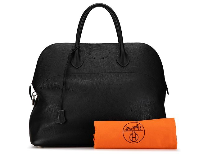 Bolide 45 in Pelle Clémence Nera di Hermès Nero - vista 14