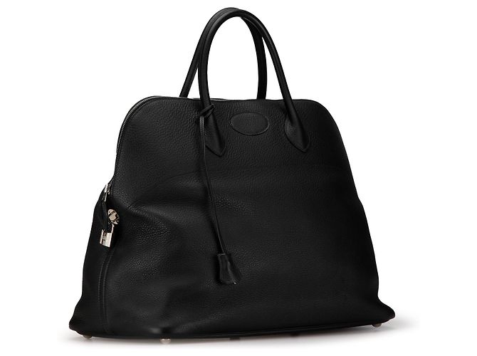 Bolide 45 in Pelle Clémence Nera di Hermès Nero - vista 2