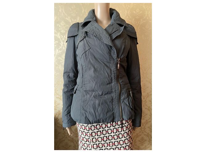 Autre Marque Chaqueta de Plumas PHARD Gris Oscuro Nylon Gris antracita - vista 8