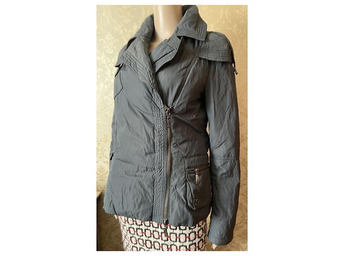 Autre Marque Chaqueta de Plumas PHARD Gris Oscuro Nylon Gris antracita - vista 9