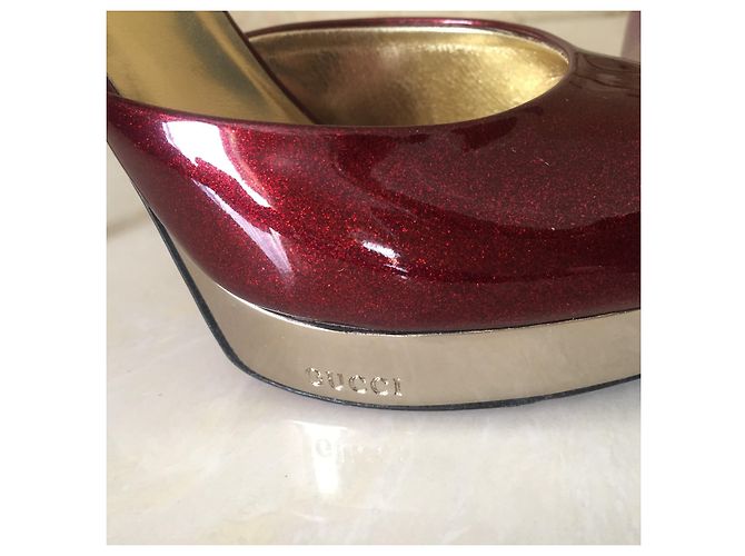 Décolleté Gucci in pelle - vista 4