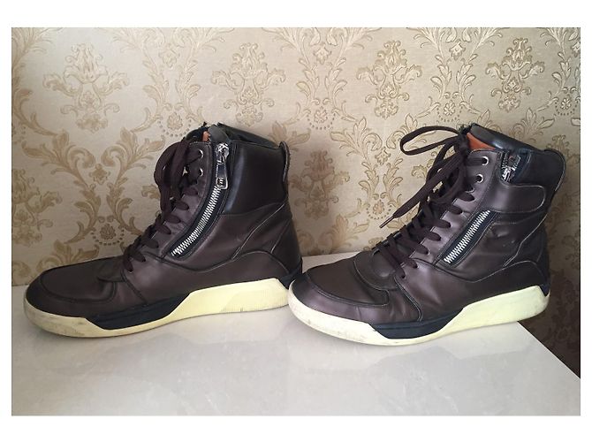 Dolce & Gabbana Brown Leather Boots Size 44 - view 3