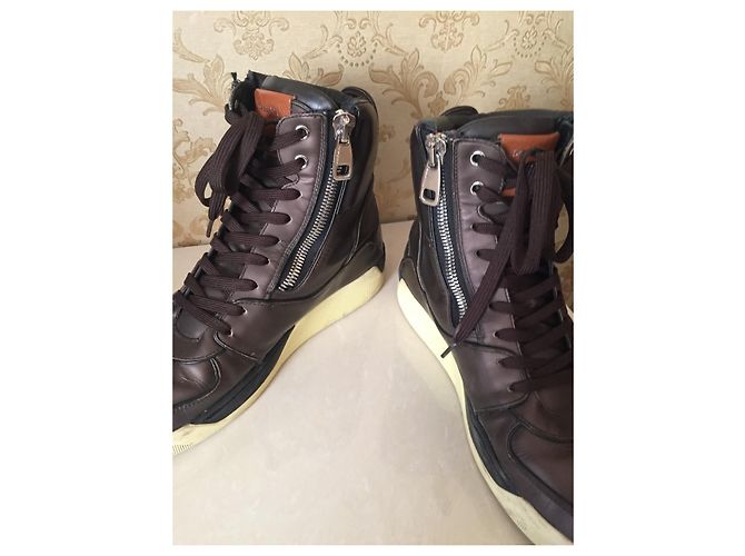 Dolce & Gabbana Brown Leather Boots Size 44 - view 7