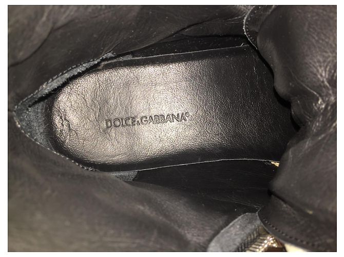 Dolce & Gabbana Brown Leather Boots Size 44 - view 8