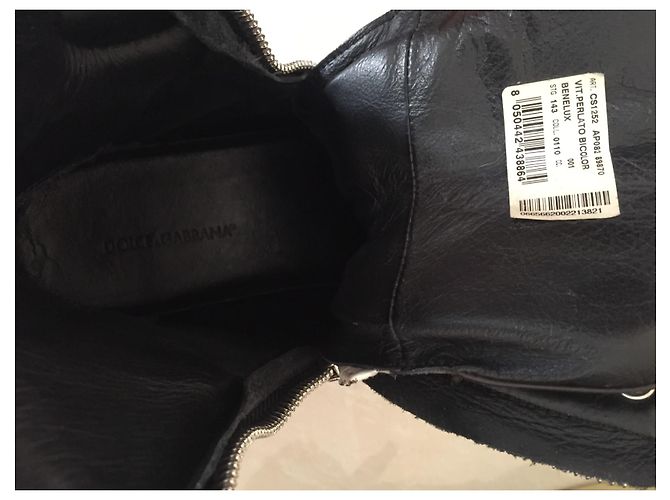 Dolce & Gabbana Brown Leather Boots Size 44 - view 9