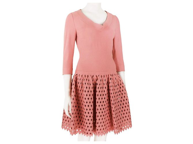 Alaïa Luxuriöses Skaterkleid Alaia Pink - Ansicht 2