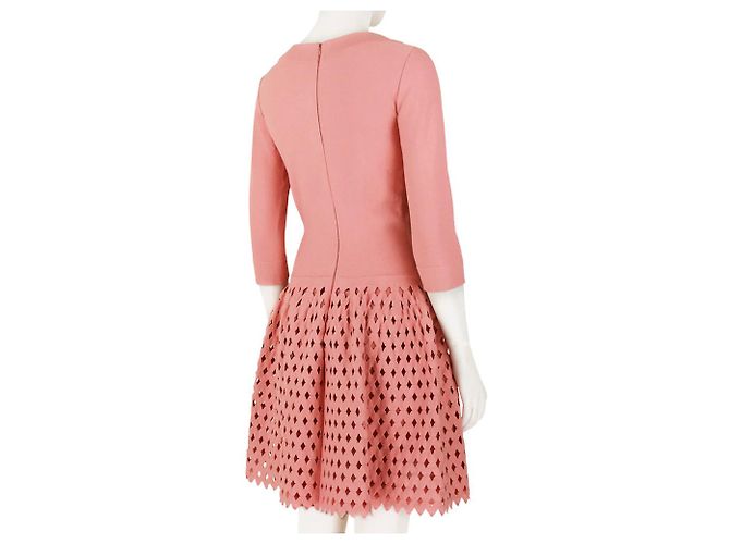 Alaïa Luxuriöses Skaterkleid Alaia Pink - Ansicht 3