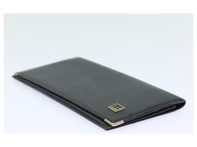 Alfred Dunhill Dunhill Geldbörse Clutch Bag Leder 4Set Schwarz Auth bs14597 - Ansicht 11