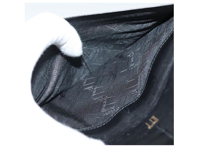 Alfred Dunhill Dunhill Geldbörse Clutch Bag Leder 4Set Schwarz Auth bs14597 - Ansicht 13