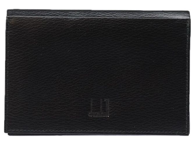 Alfred Dunhill Dunhill Geldbörse Clutch Bag Leder 4Set Schwarz Auth bs14597 - Ansicht 2