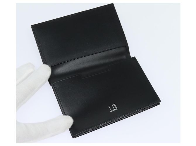 Alfred Dunhill Dunhill Geldbörse Clutch Bag Leder 4Set Schwarz Auth bs14597 - Ansicht 6