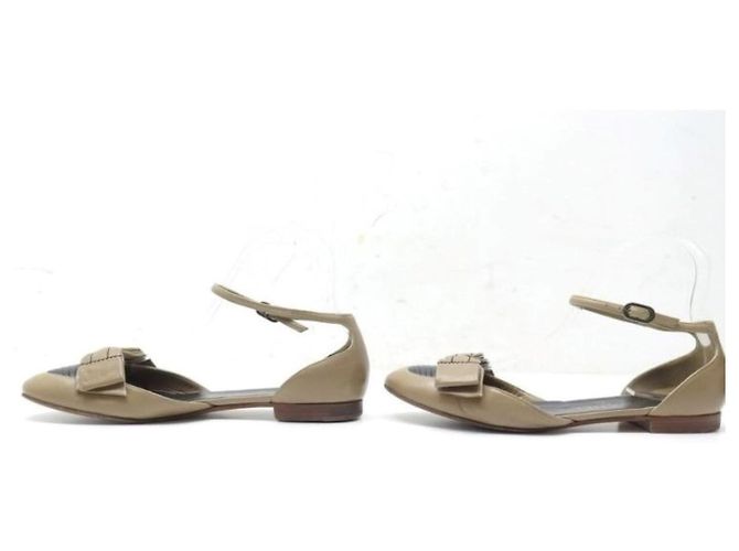 Chanel Bailarinas de Piel Camel Camello - vista 11