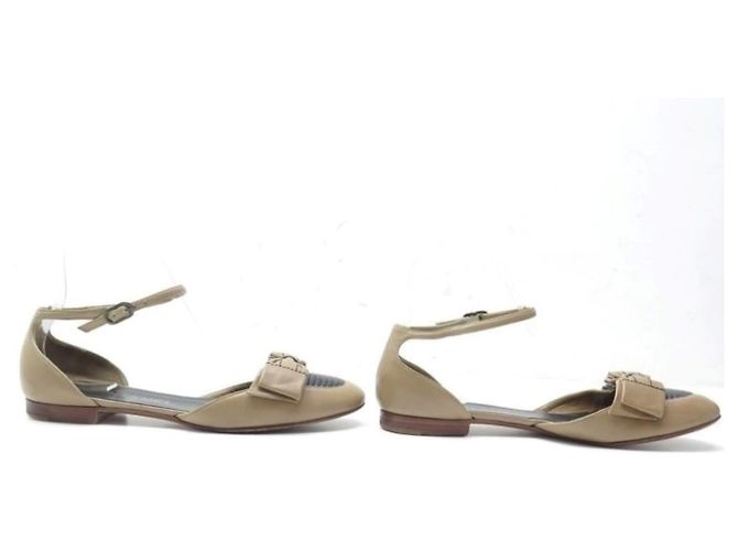 Chanel Bailarinas de Piel Camel Camello - vista 12