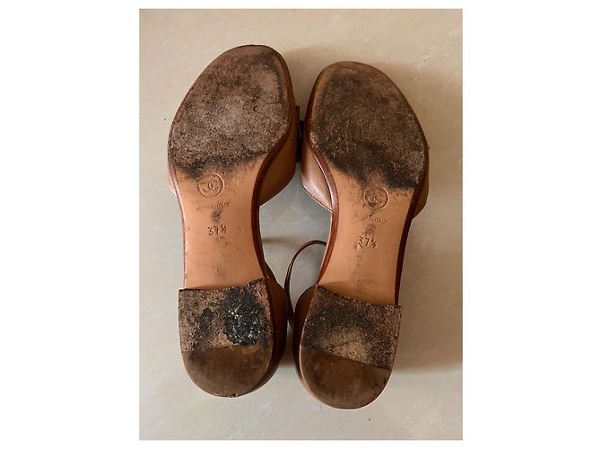 Chanel Bailarinas de Piel Camel Camello - vista 9