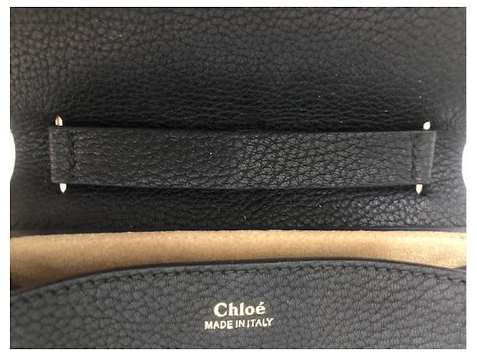 Drew Borsa Chloé in pelle nera Nero - vista 5
