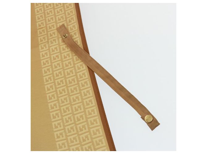 FENDI Zucchino Canvas Faltregenschirm aus Nylon Beige Auth bs14907 - Ansicht 11