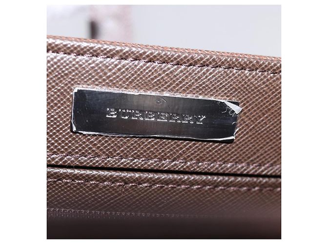Borsa a mano in nylon a quadri Nova di Burberry beige Auth mr245 - vista 17