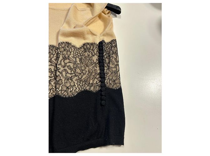 Conjunto Christian Dior de cachemira y seda rosa Talla 38 - vista 5
