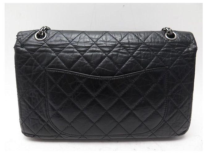 BORSA CHANEL 2.55 MAXI JUMBO IN PELLE QUILTED NERA Nero - vista 2