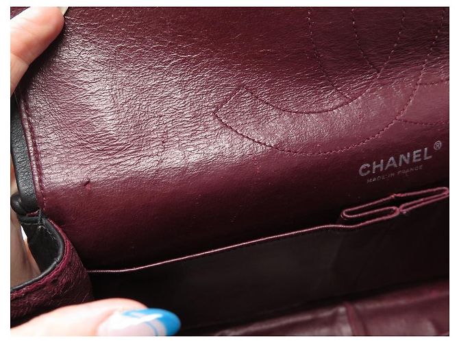 BORSA CHANEL 2.55 MAXI JUMBO IN PELLE QUILTED NERA Nero - vista 20