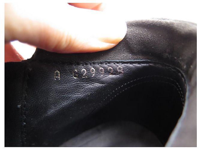 ZAPATOS CHANEL BOTINES DE TACÓN G29928 39 EN SEDA GRIS - vista 14