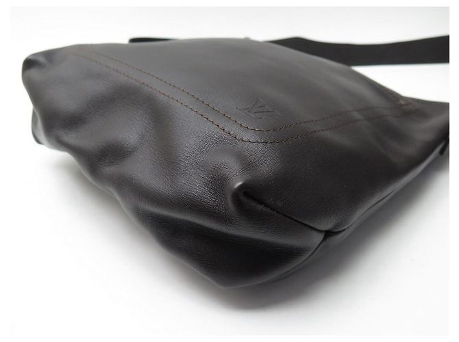 NUOVO BORSO A MANO LOUIS VUITTON SHAWNEE MM BORSA A SPALLA IN PELLE Marrone - vista 6