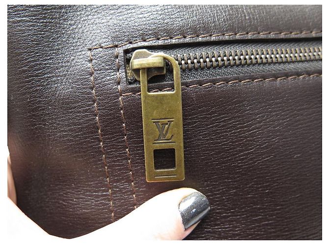 NUOVO BORSO A MANO LOUIS VUITTON SHAWNEE MM BORSA A SPALLA IN PELLE Marrone - vista 9