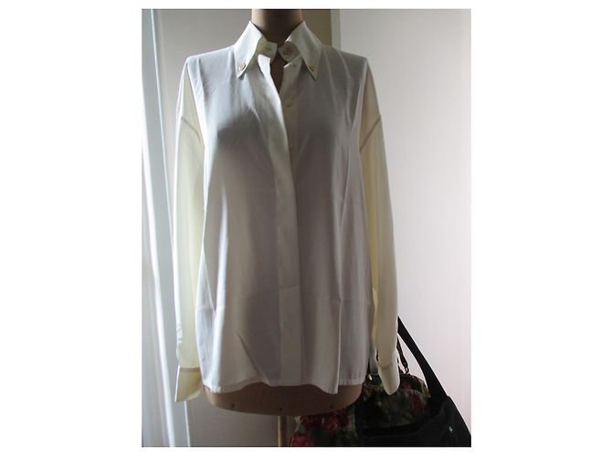 Guy Laroche Hemd Creme Polyester Größe 44 Aus weiß - Ansicht 3