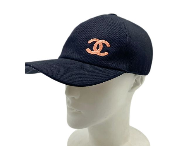 Cappellino da baseball nero Chanel CC con ricamo di perline Coco - vista 5