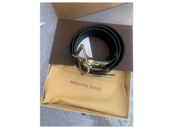 Cintura Louis Vuitton Takashi Murakami Monogramouflage Cachi - vista 2
