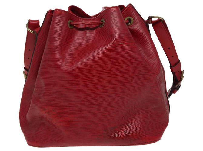 LOUIS VUITTON Epi Petit Noe Shoulder Bag Red M44107 LV Auth 77898 - view 2
