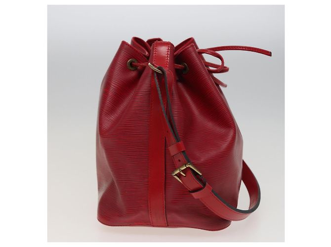 LOUIS VUITTON Epi Petit Noe Shoulder Bag Red M44107 LV Auth 77898 - view 3