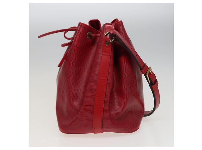 LOUIS VUITTON Epi Petit Noe Shoulder Bag Red M44107 LV Auth 77898 - view 4
