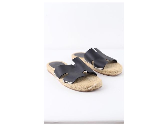 Hermès Sandali in pelle Nero - vista 3
