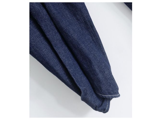 Pantalones de denim Takeo de Zero+ Maria Cornejo Azul - vista 7