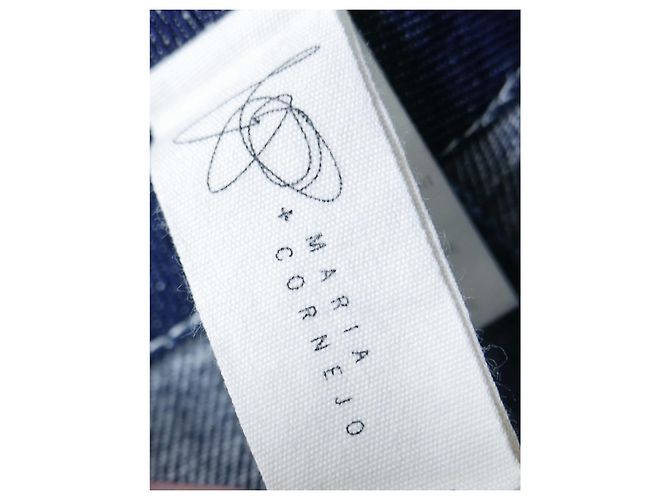 Pantalones de denim Takeo de Zero+ Maria Cornejo Azul - vista 8