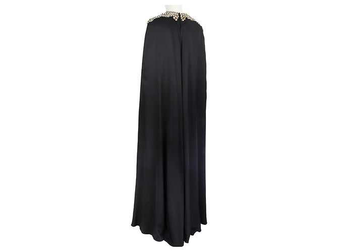 Vestido Capa Joyero Alexander McQueen Negro - vista 4