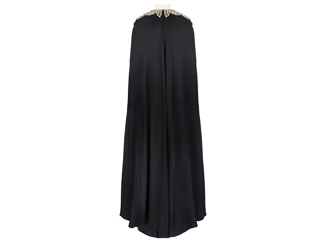 Vestido Capa Joyero Alexander McQueen Negro - vista 5