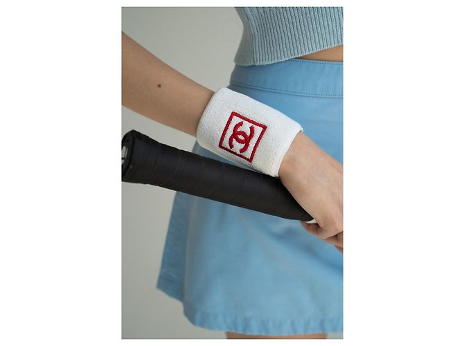 Chanel & Karl Lagerfeld Linea Sportiva Bracciale Vintage Y2K 2000s Multicolore - vista 2