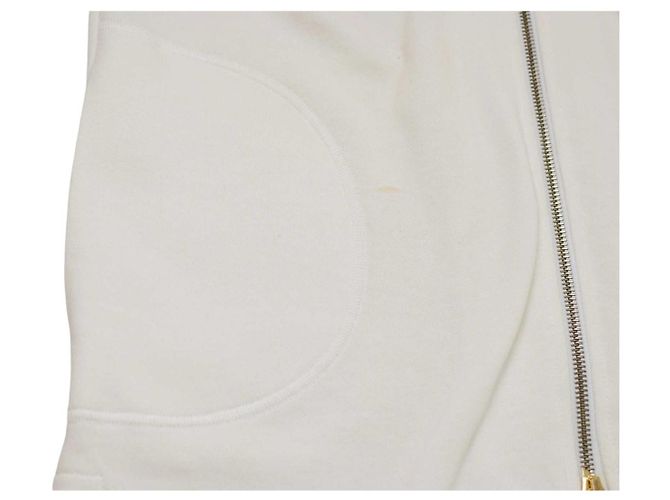 Vestido mini branco sem mangas com capuz Twin Set Simona Barbieri XS - vista 8
