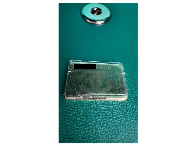 Timeless Borsa classica a manico superiore Chanel Verde - vista 7