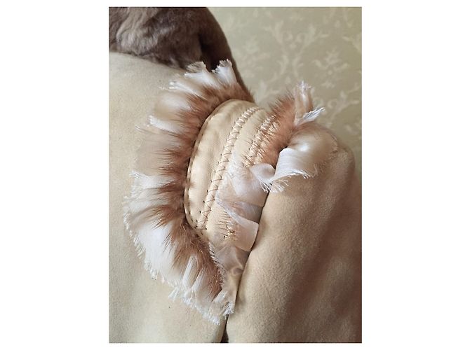 Autre Marque OLIVIER Lederjacke mit Shearling Camel Größe 46 Kamel - Ansicht 6