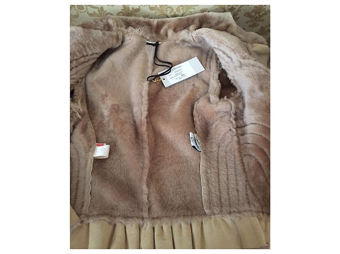 Autre Marque OLIVIER Lederjacke mit Shearling Camel Größe 46 Kamel - Ansicht 9