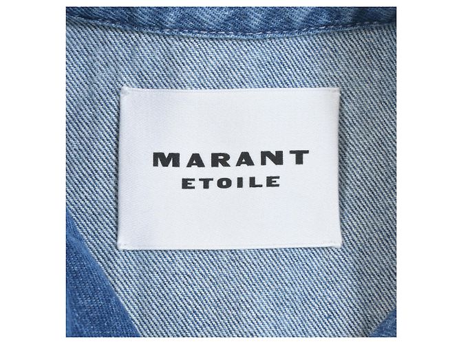 Isabel Marant Etoile Chaleco abotonado Tyra Isabel Marant Étoile en algodón azul claro - vista 5