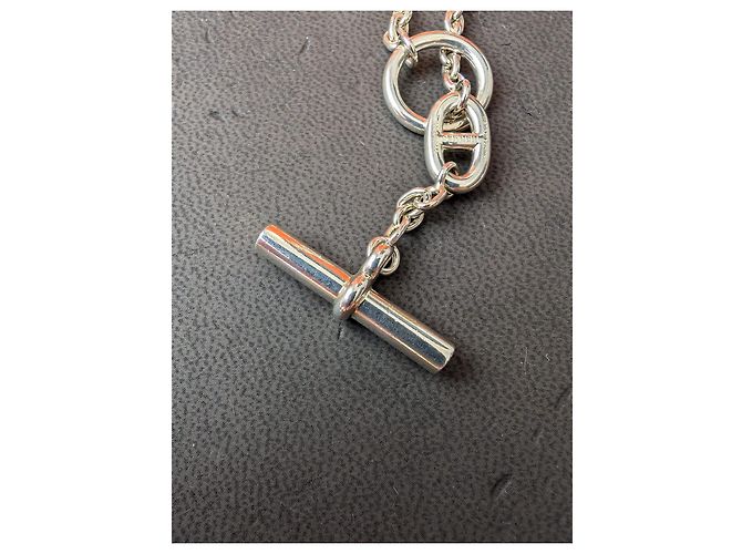 Hermès Collana Farandole di 160 cm in argento sterling 925 con scatola Silver hardware - vista 11