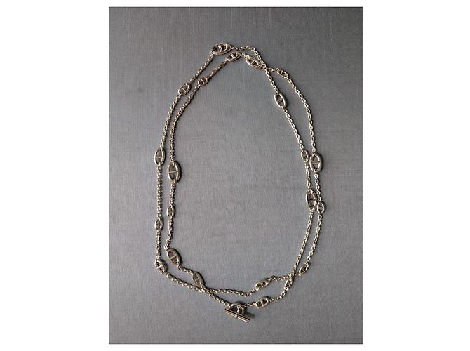 Hermès Collana Farandole di 160 cm in argento sterling 925 con scatola Silver hardware - vista 4