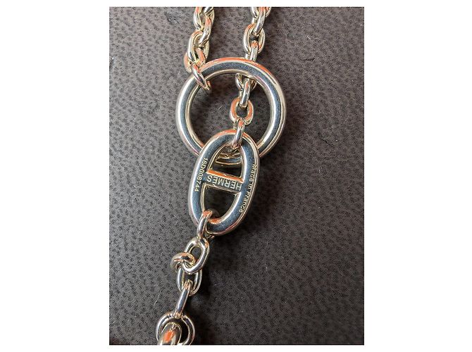 Hermès Collana Farandole di 160 cm in argento sterling 925 con scatola Silver hardware - vista 8