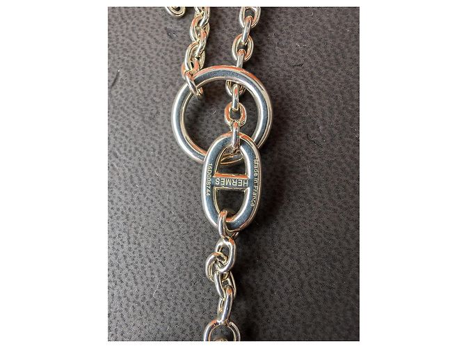 Hermès Collana Farandole di 160 cm in argento sterling 925 con scatola Silver hardware - vista 9