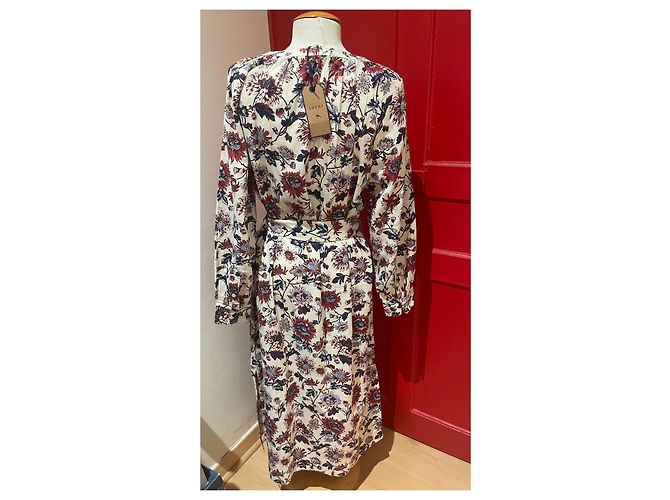 Soeur Kleid mit bunten Blumen aus Baumwolle Größe 38 - Ansicht 2